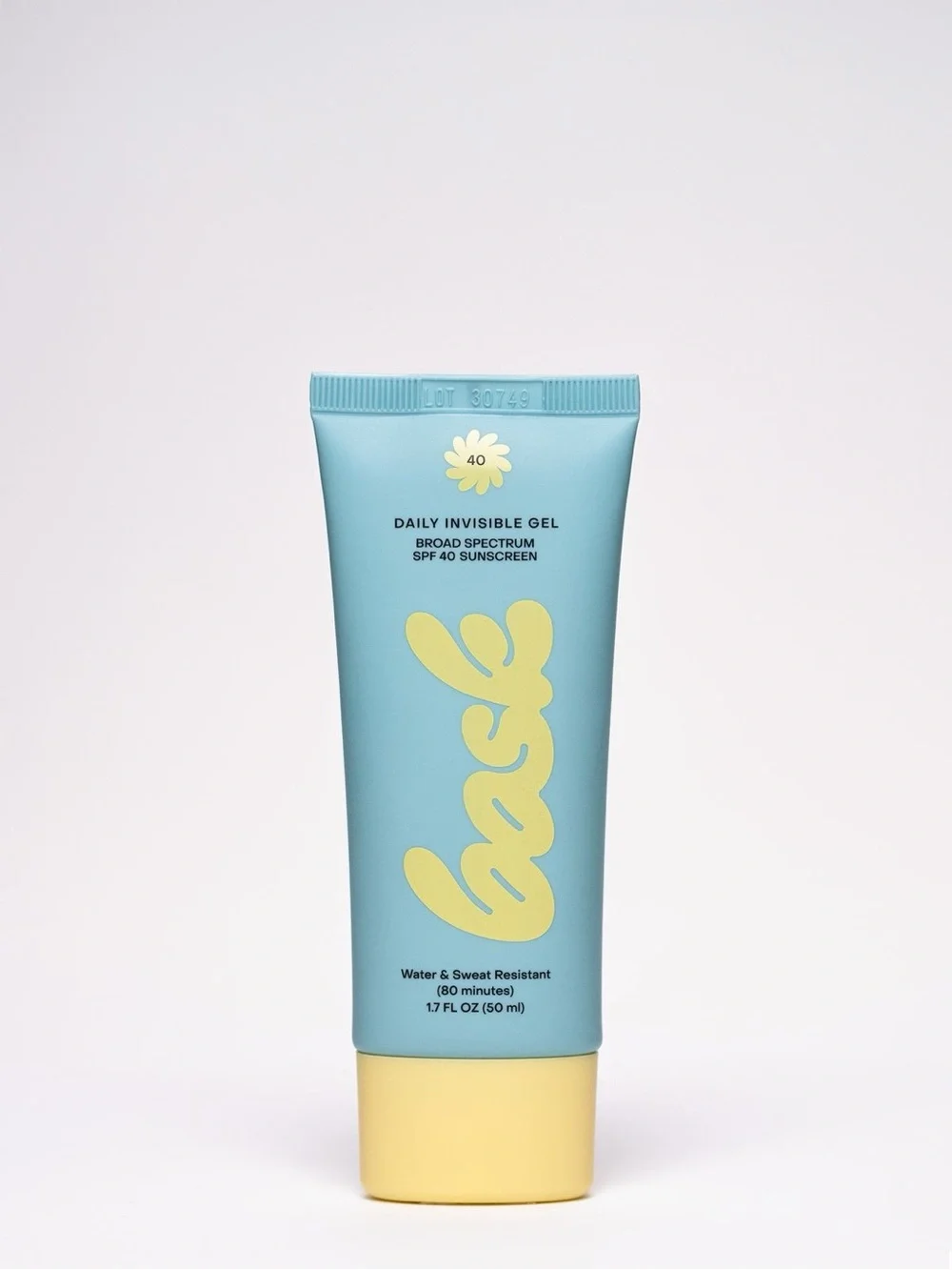 NWT Bask Suncare Daily Invisible Gel SPF 40 1.7 oz.